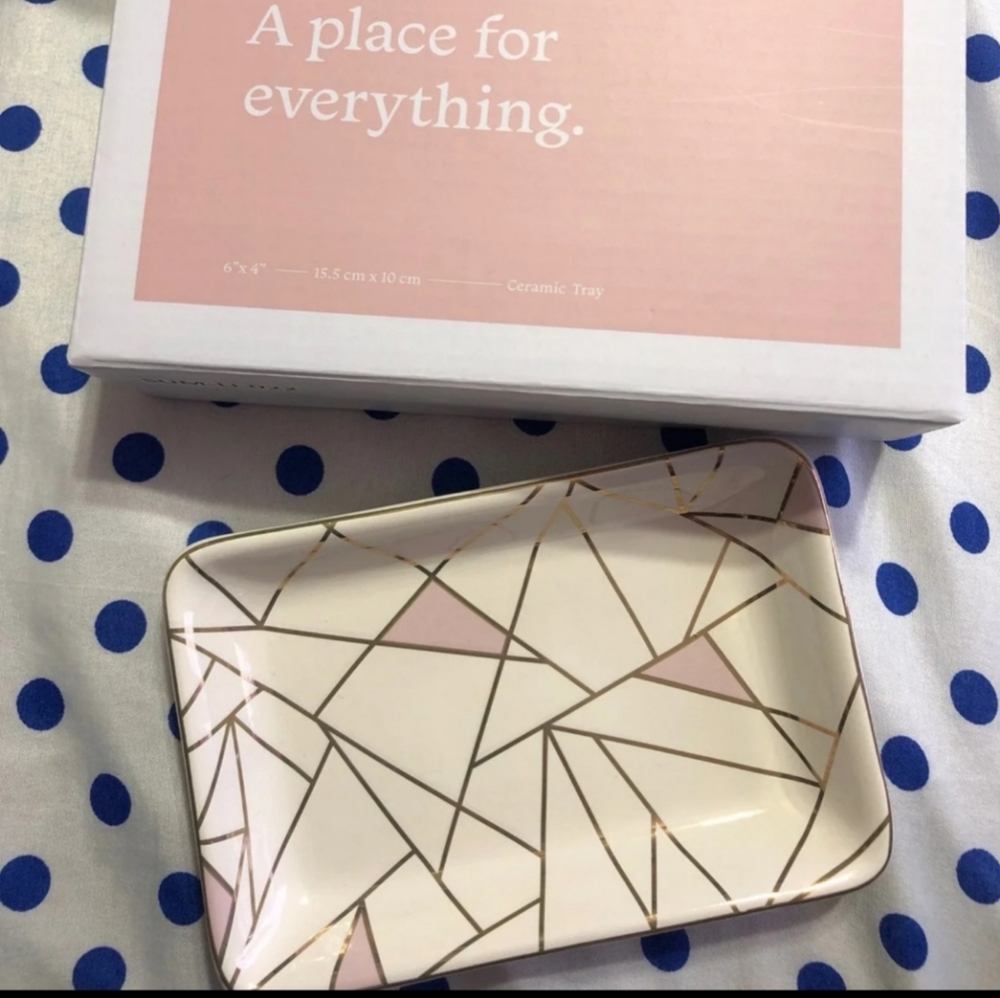 Summer & Rose ceramic tray